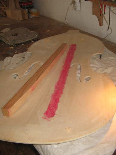 Einpassen des Bassbalkens